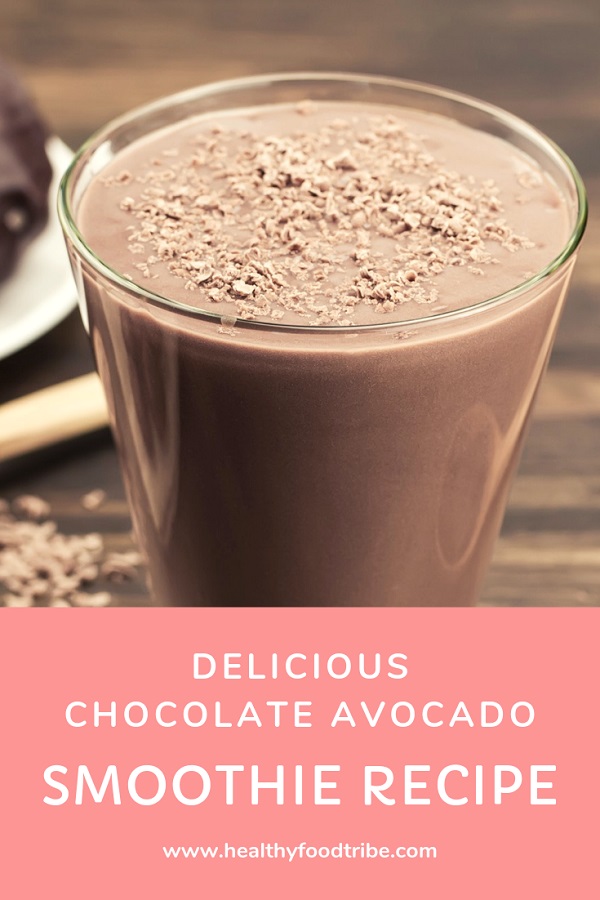 Chocolate avocado smoothie recipe