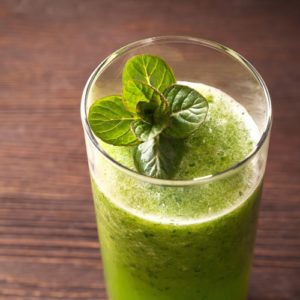 Mint pineapple spinach smoothie recipe