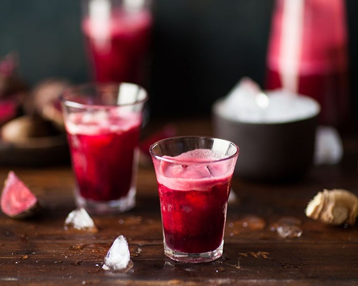 Apple beetroot ginger juice