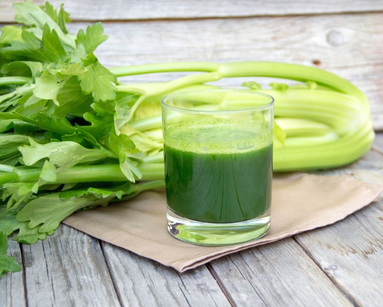 Fresh celery juice