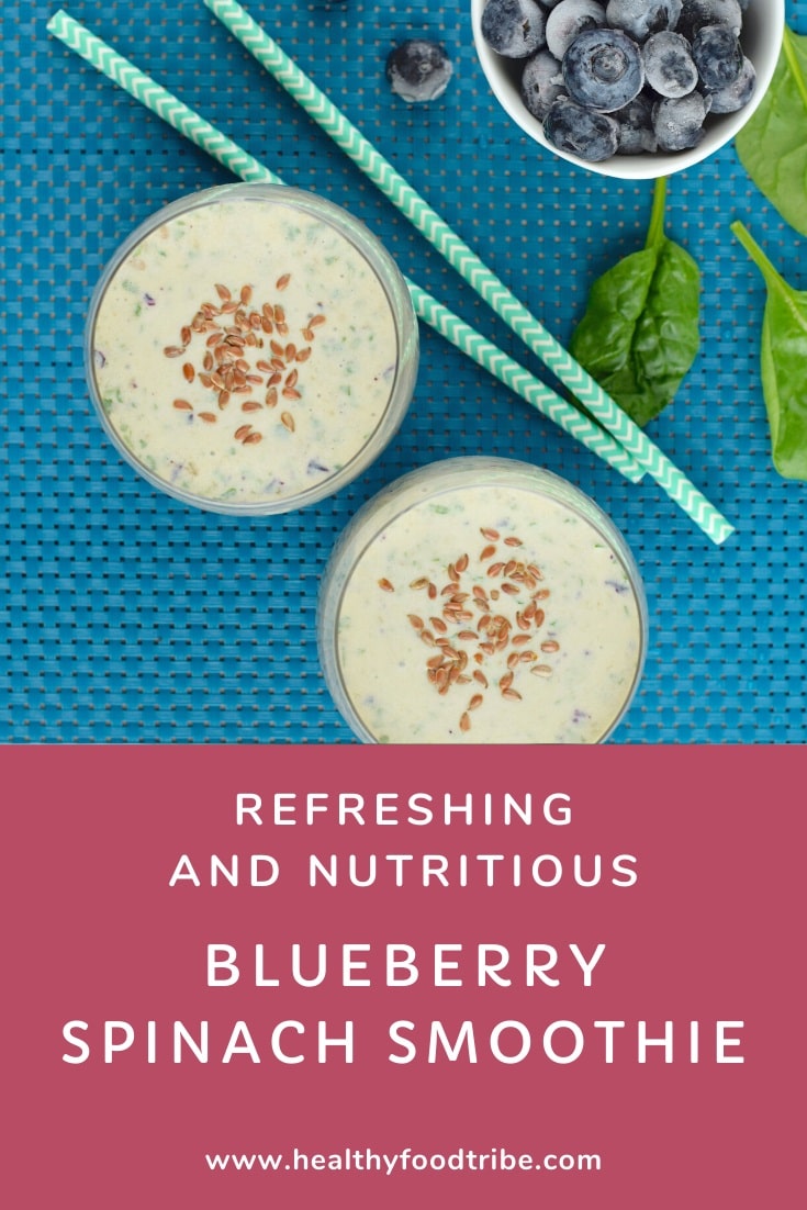 Blueberry spinach smoothie recipe