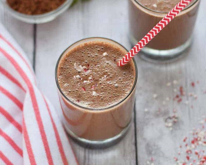 Mint chocolate smoothie recipe