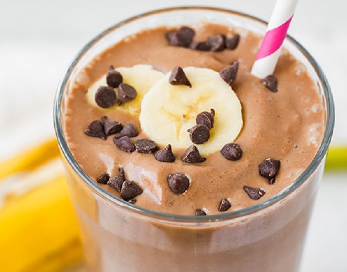 Chocolate peanut butter banana smoothie recipe