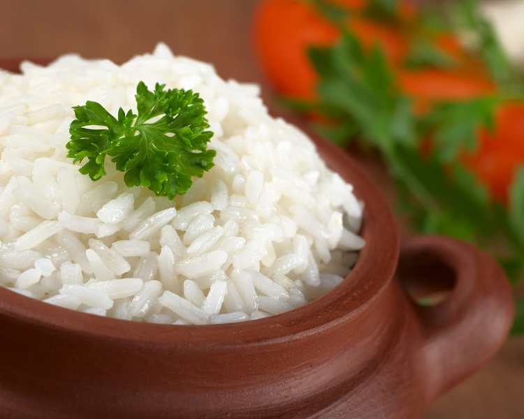 White rice bowl