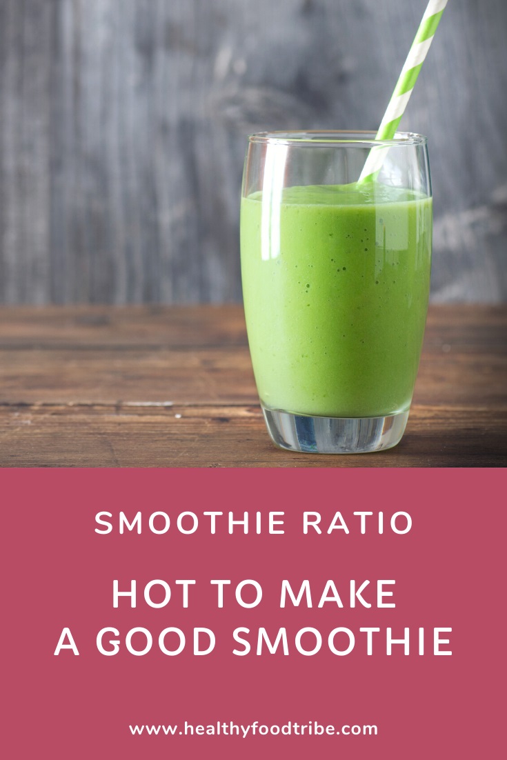 Smoothie ratio (how to make a good smoothie)