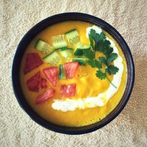 Spicy pumpkin soup recipe