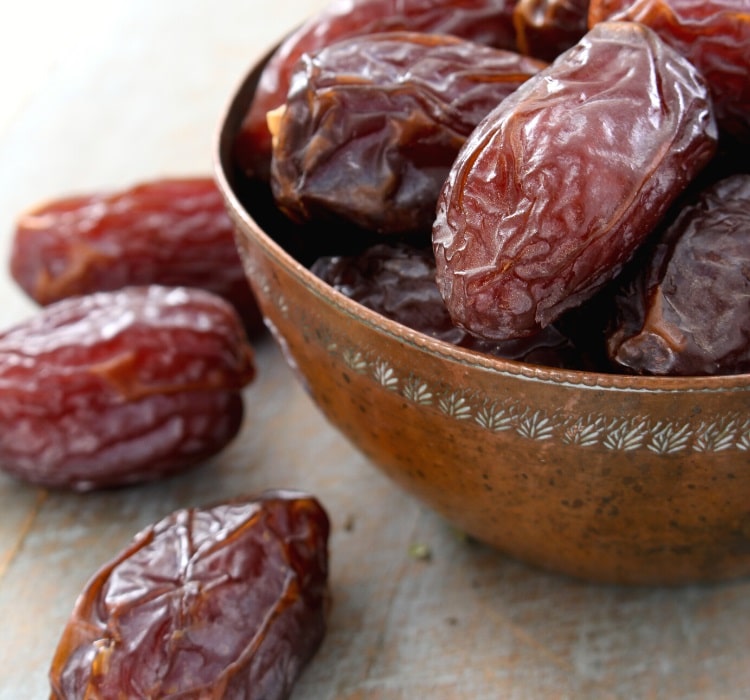 Dates in bowl