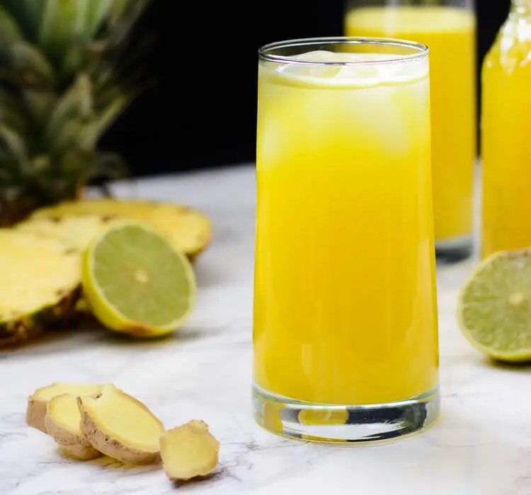 Pineapple ginger juice recipe