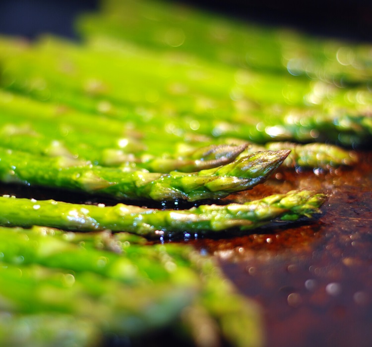 Roasted asparagus