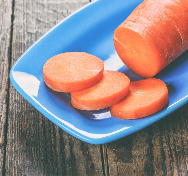 Sliced carrots