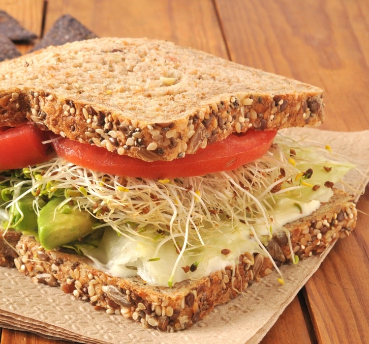 Vegetable sandwich