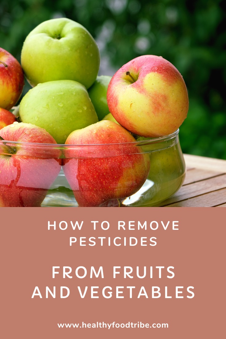 How to remove pesticides from fruits and vegetables
