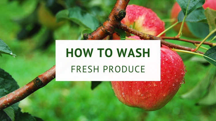 How to wash pesticides off fruits and vegetables