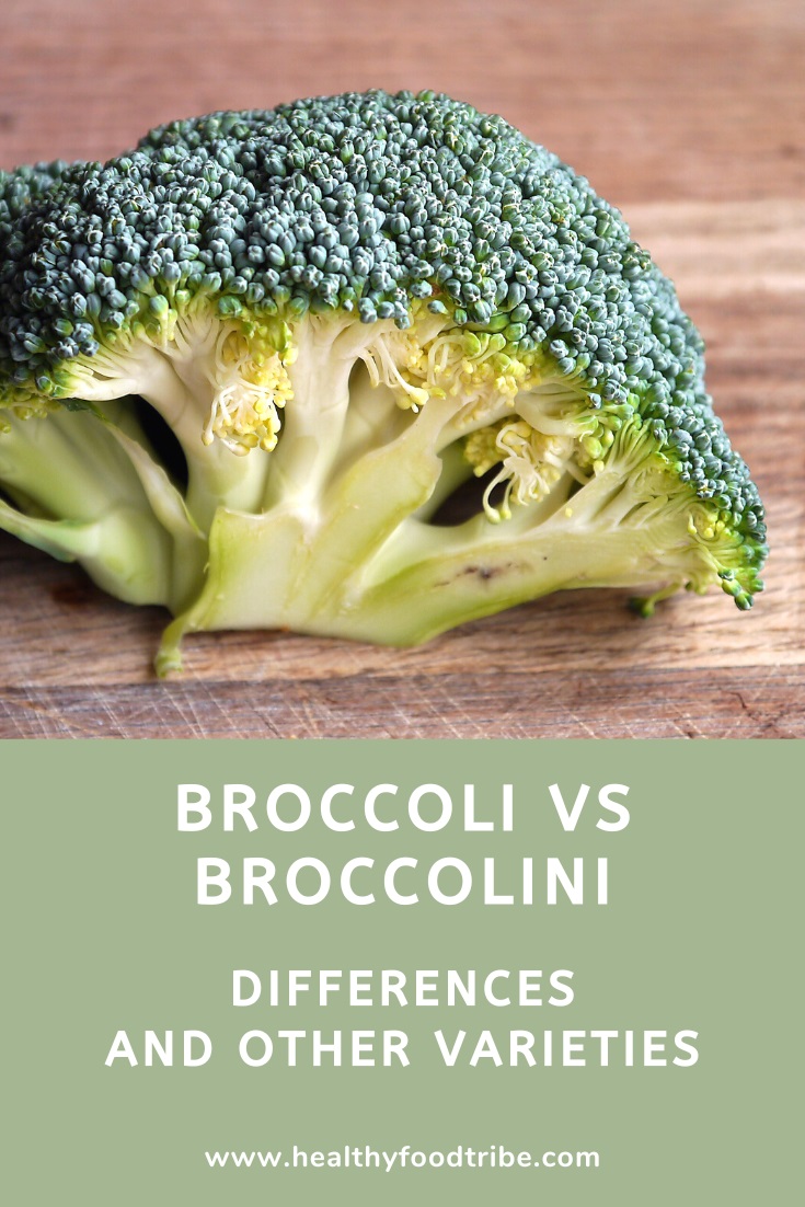 Differences between broccoli and broccolini