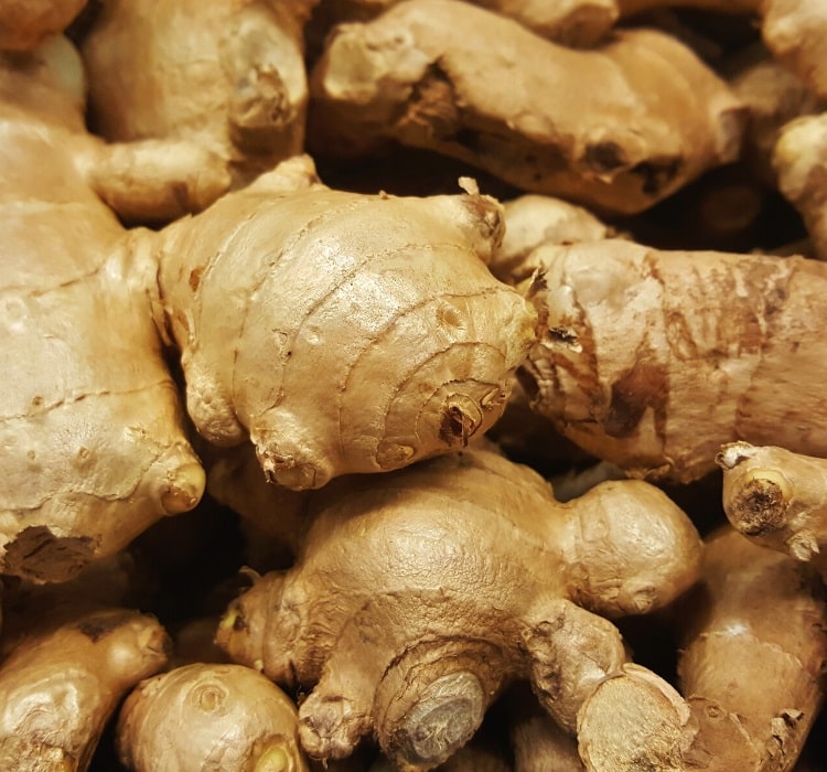 Whole ginger root