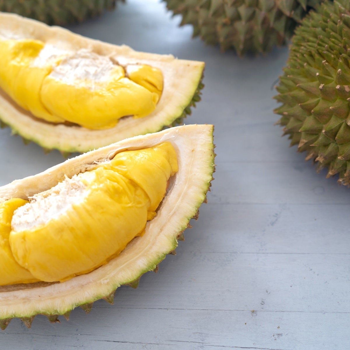 Cut durian
