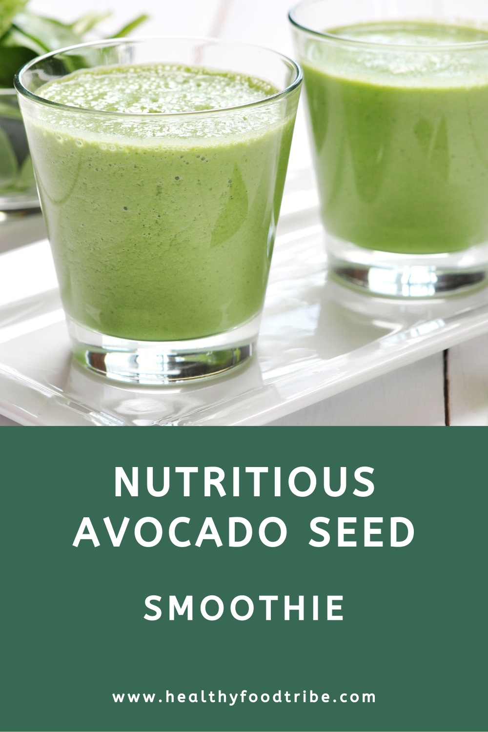 Avocado seed smoothie recipe