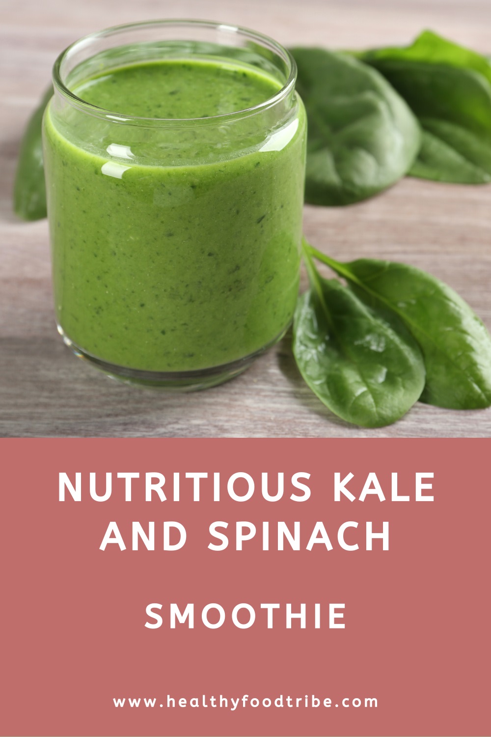 Kale spinach green smoothie
