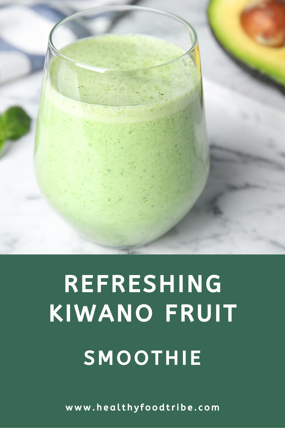 Refreshing kiwano fruit smoothie recipe