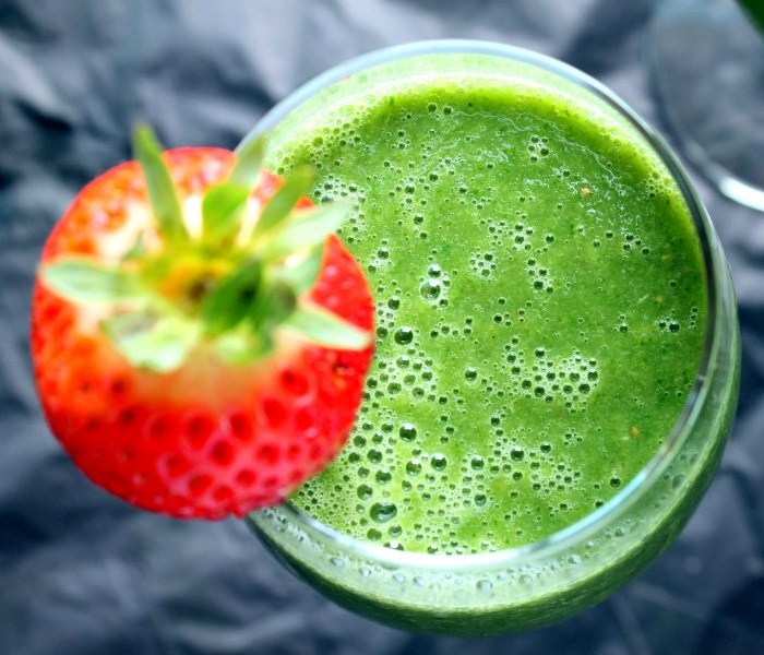 Vegan green monster smoothie