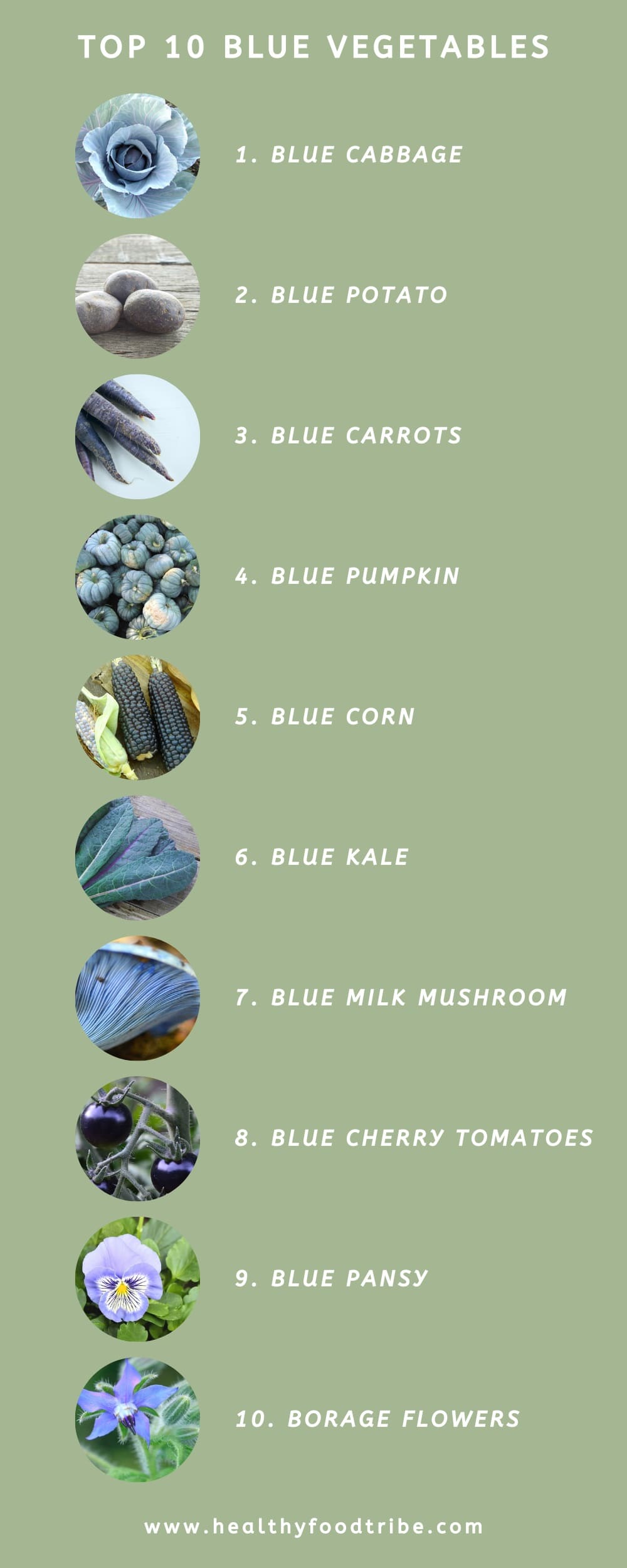 List of blue vegetables