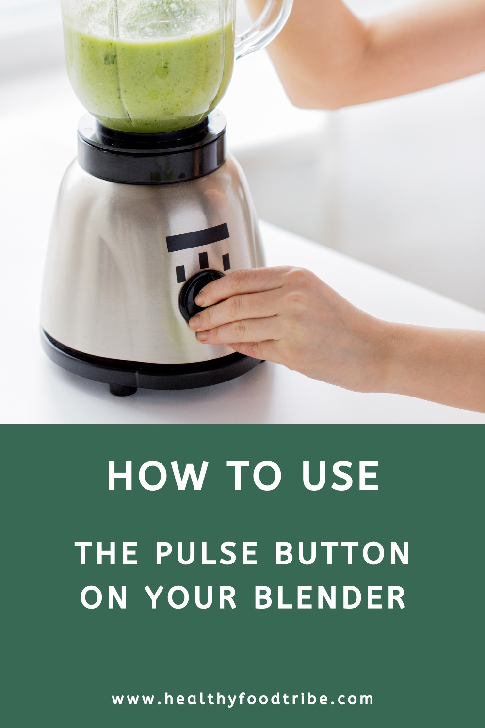 How to use the pulse button on your blender
