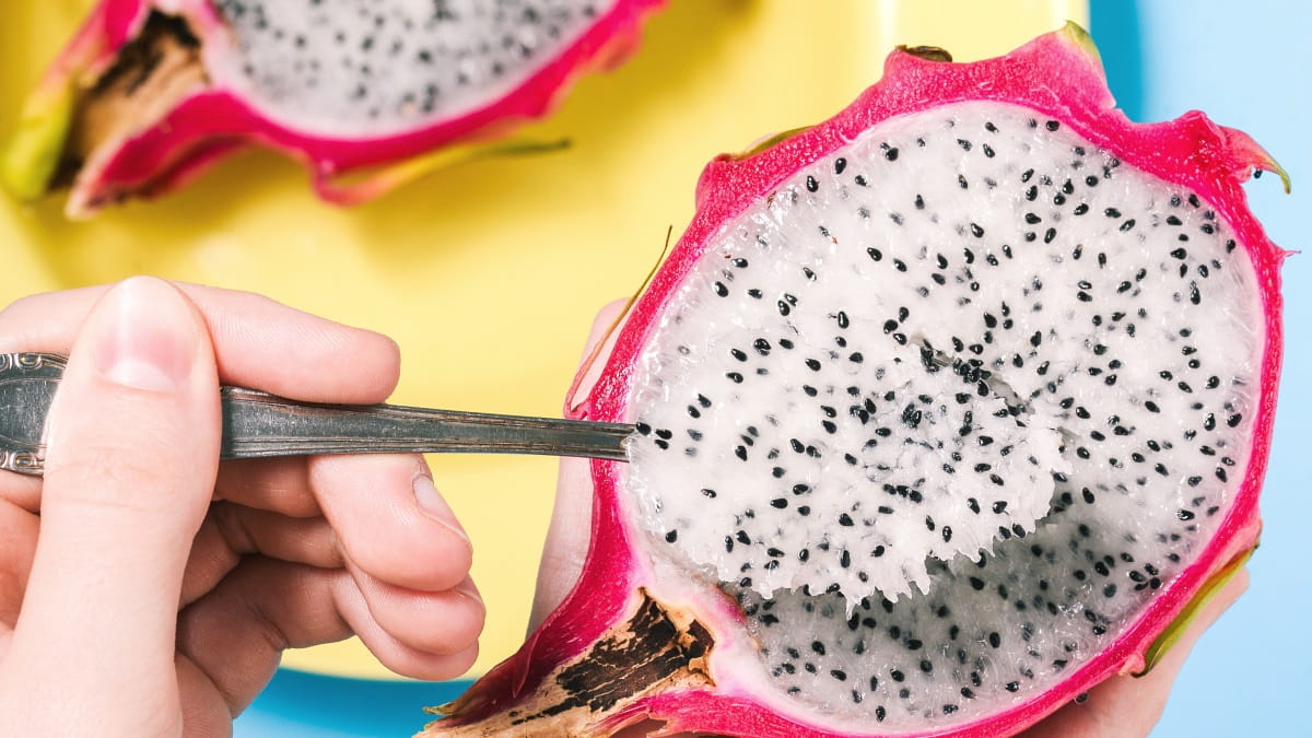 How to cut and eat dragon fruit