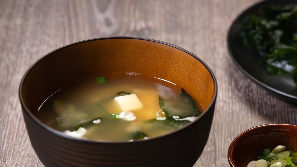 Typical Japanese breakfast foods