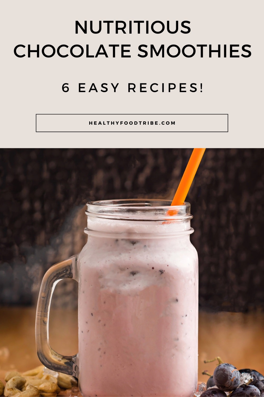 6 Easy recipes for nutritious chocolate smoothies